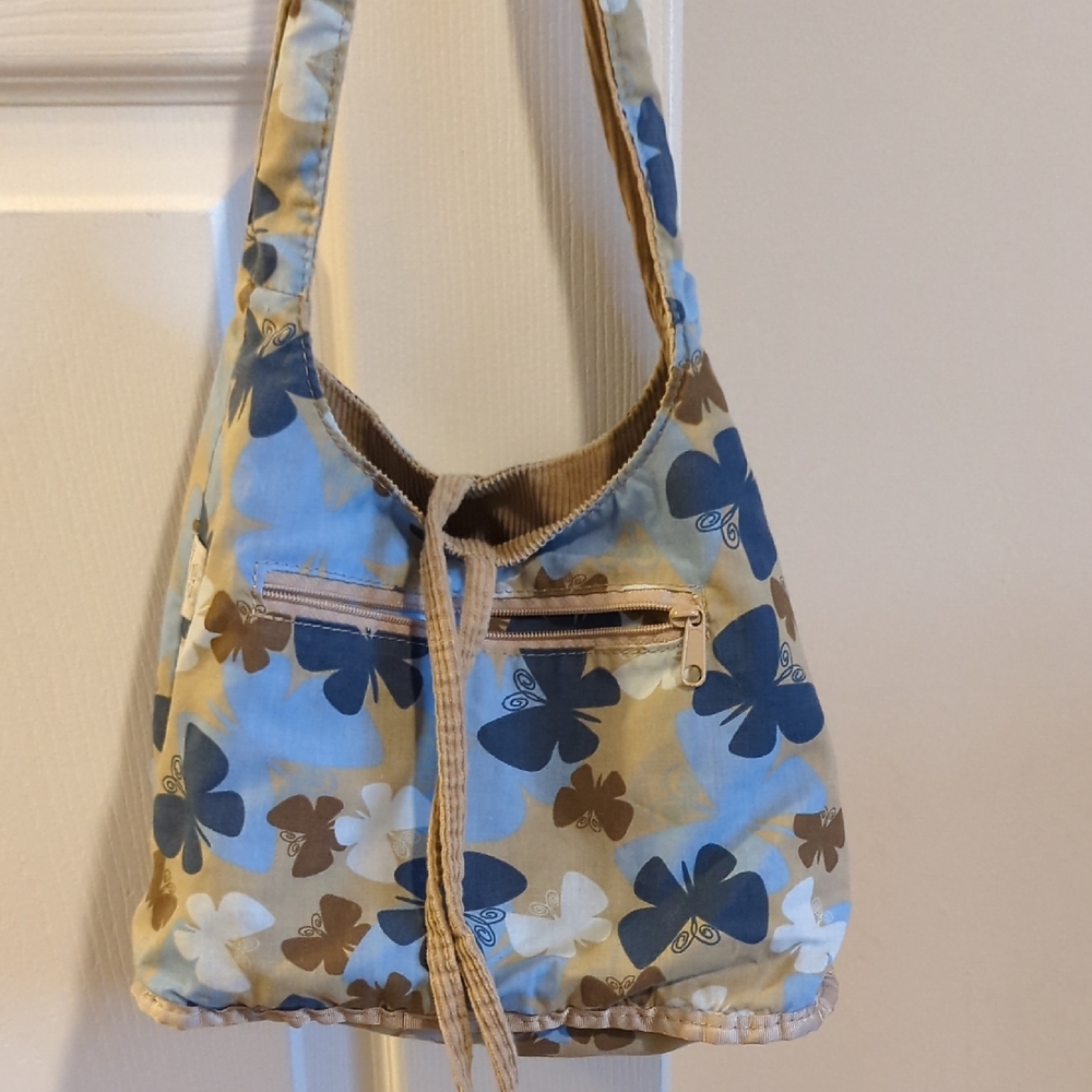 Vintage Floral Patterned Shoulder Bag